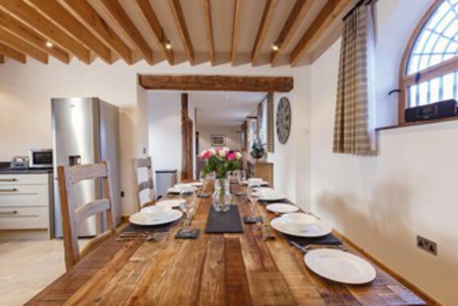 Dining area Platford Barn