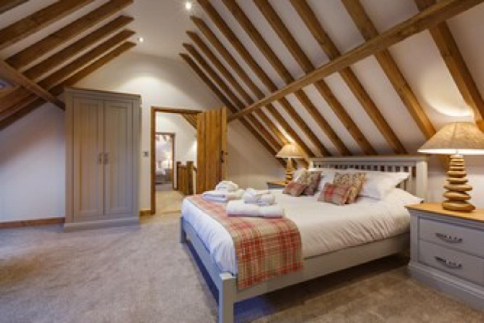 Master bedroom Platford Barn