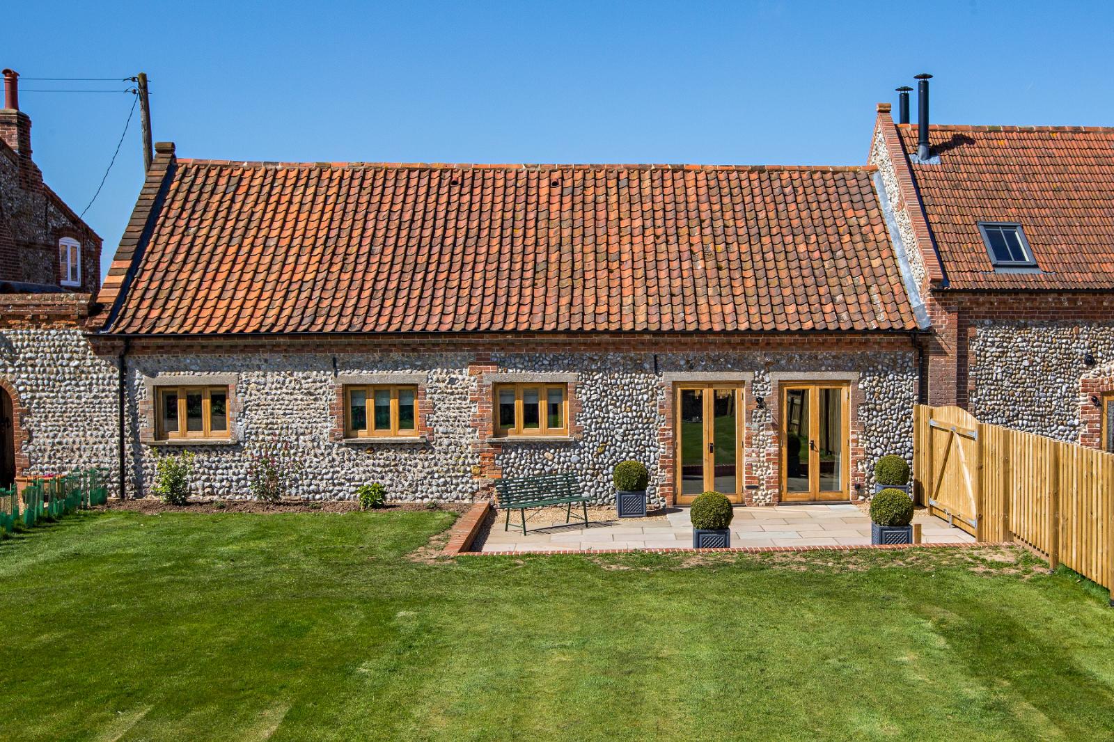 Front garden Pentney Barn