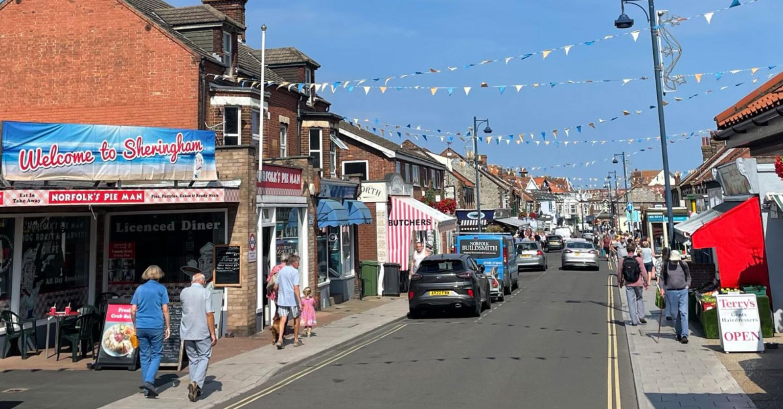 The Main Street in Sheringham